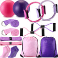 Poen Home Pilates Kit for Women Pilates Ring and Ball Set - Complete