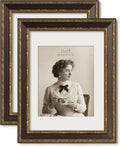 Vintage 11x14 Picture Frame Ornate Antique Gold - 2 Pack