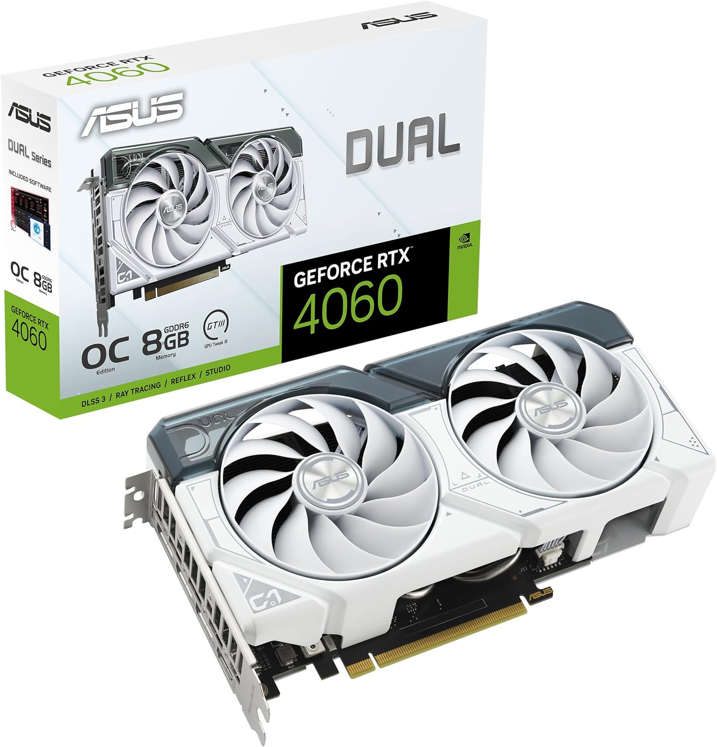 ASUS Dual GeForce RTX 4060 OC White Edition 8GB GDDR6 Review