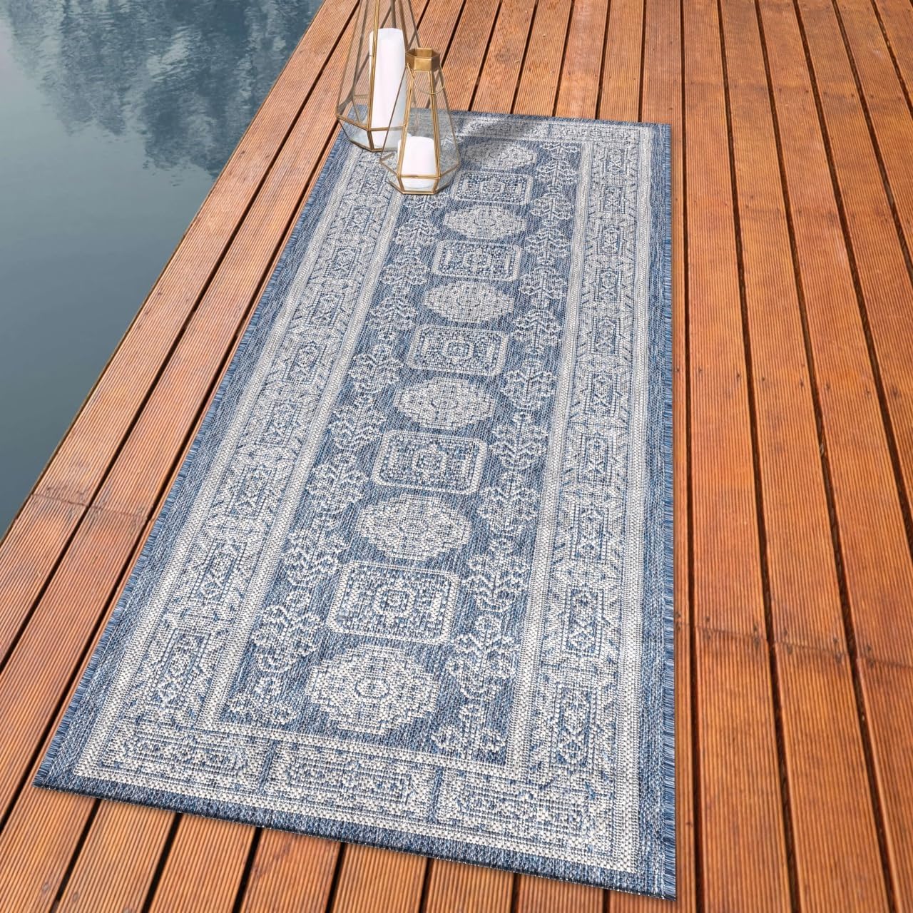 Keen Home Design Terrace Outdoor Runner Rug - Stylish and Durable