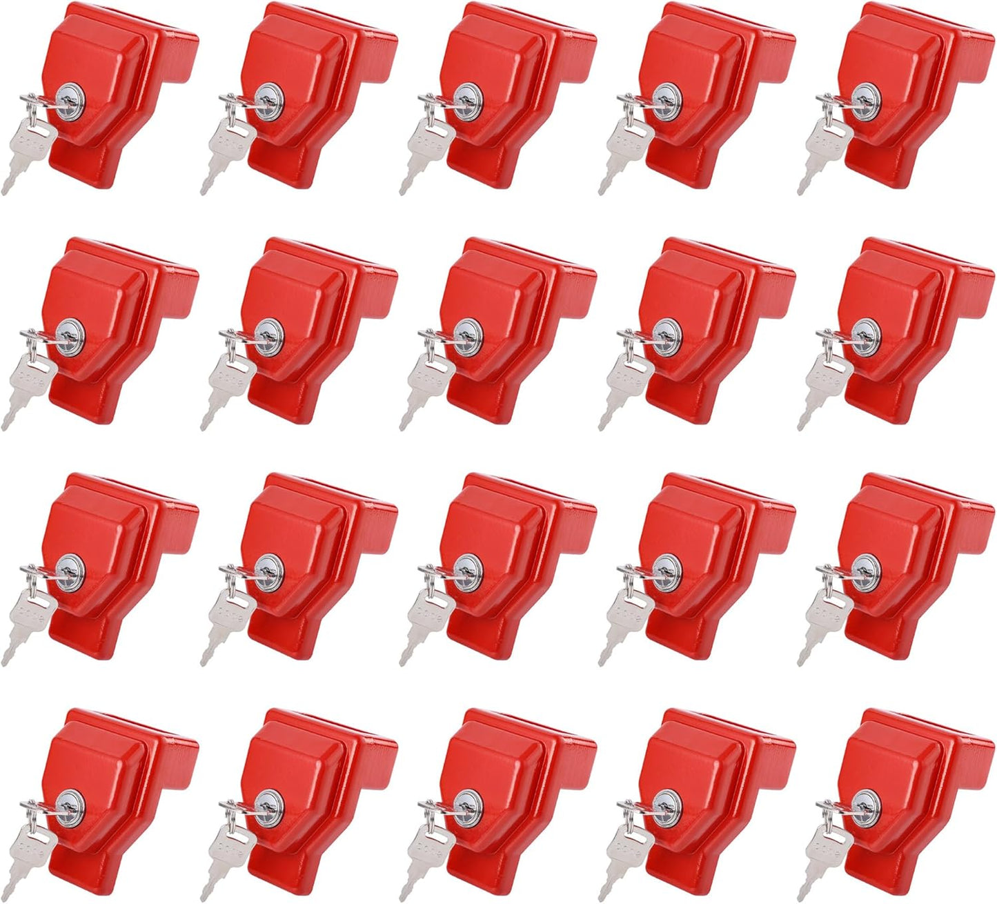 Glad Hand Lock Keyed Alike 20 Pack for Heavy Duty Trailers