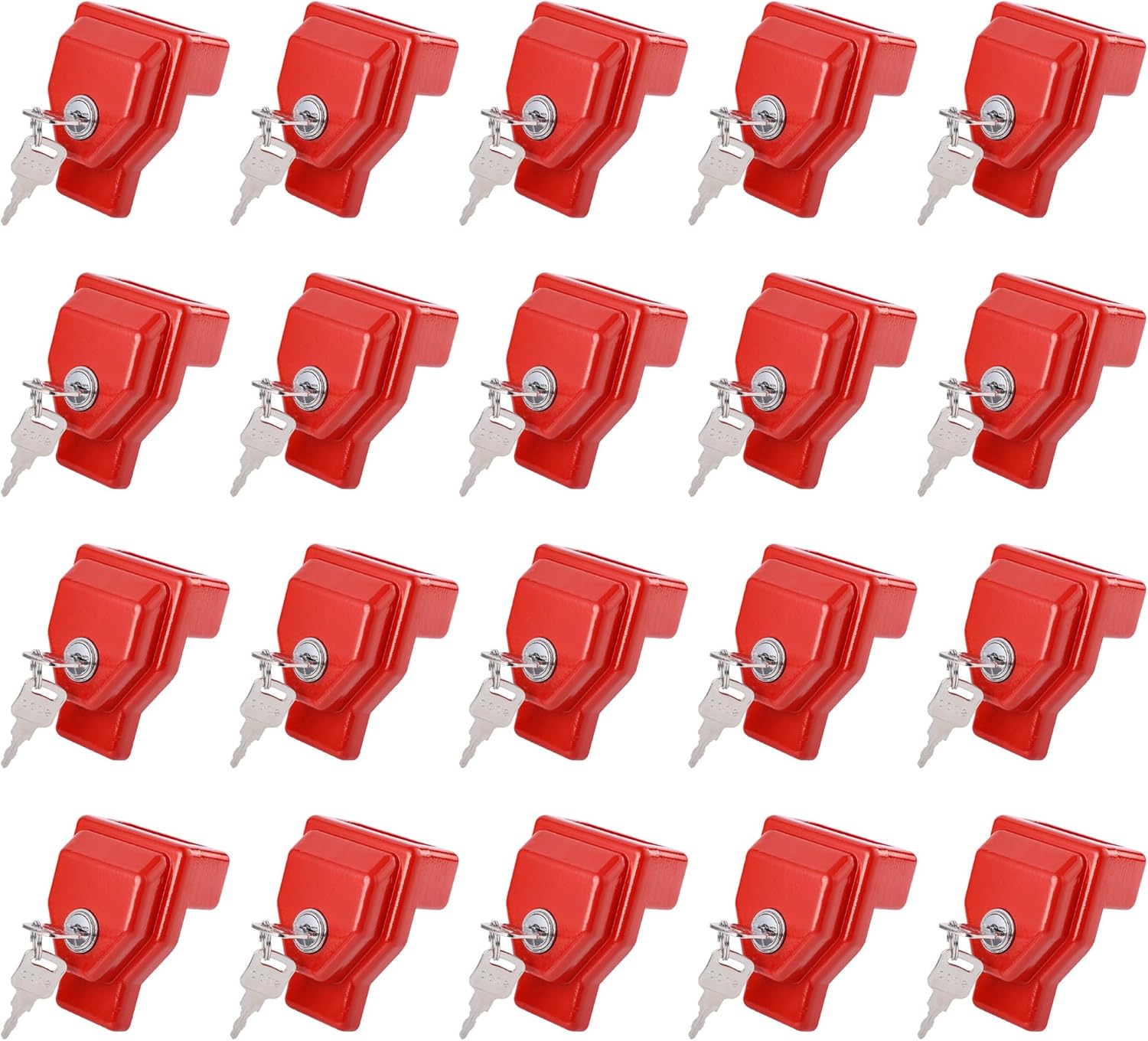 Glad Hand Lock Keyed Alike 20 Pack for Heavy Duty Trailers