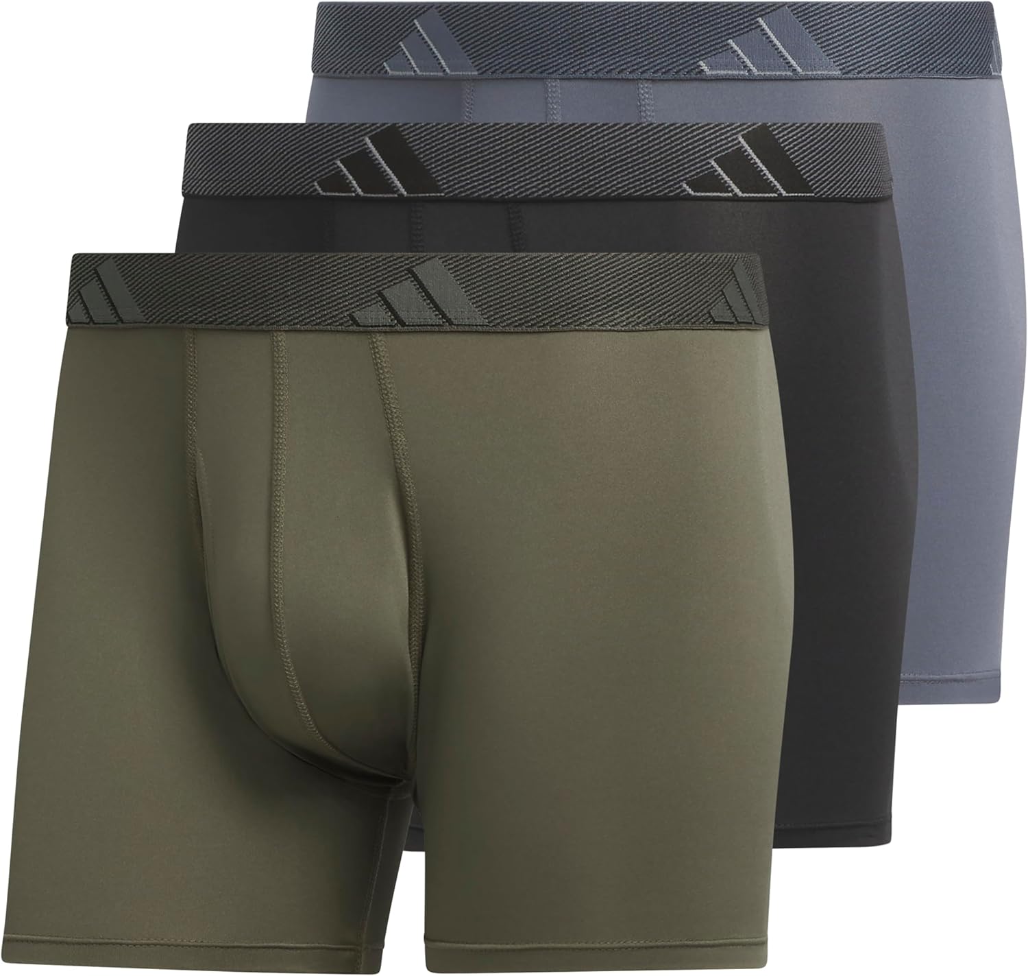 adidas Men's Stretch Cotton Boxer Briefs for Ultimate Comfort