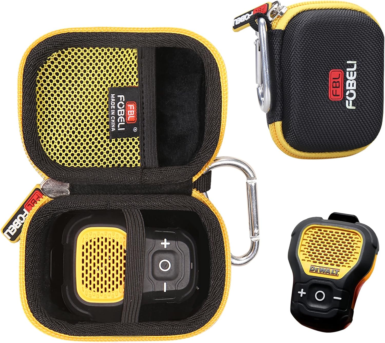 Yellow Hard Case for DEWALT & Noxgear Speakers