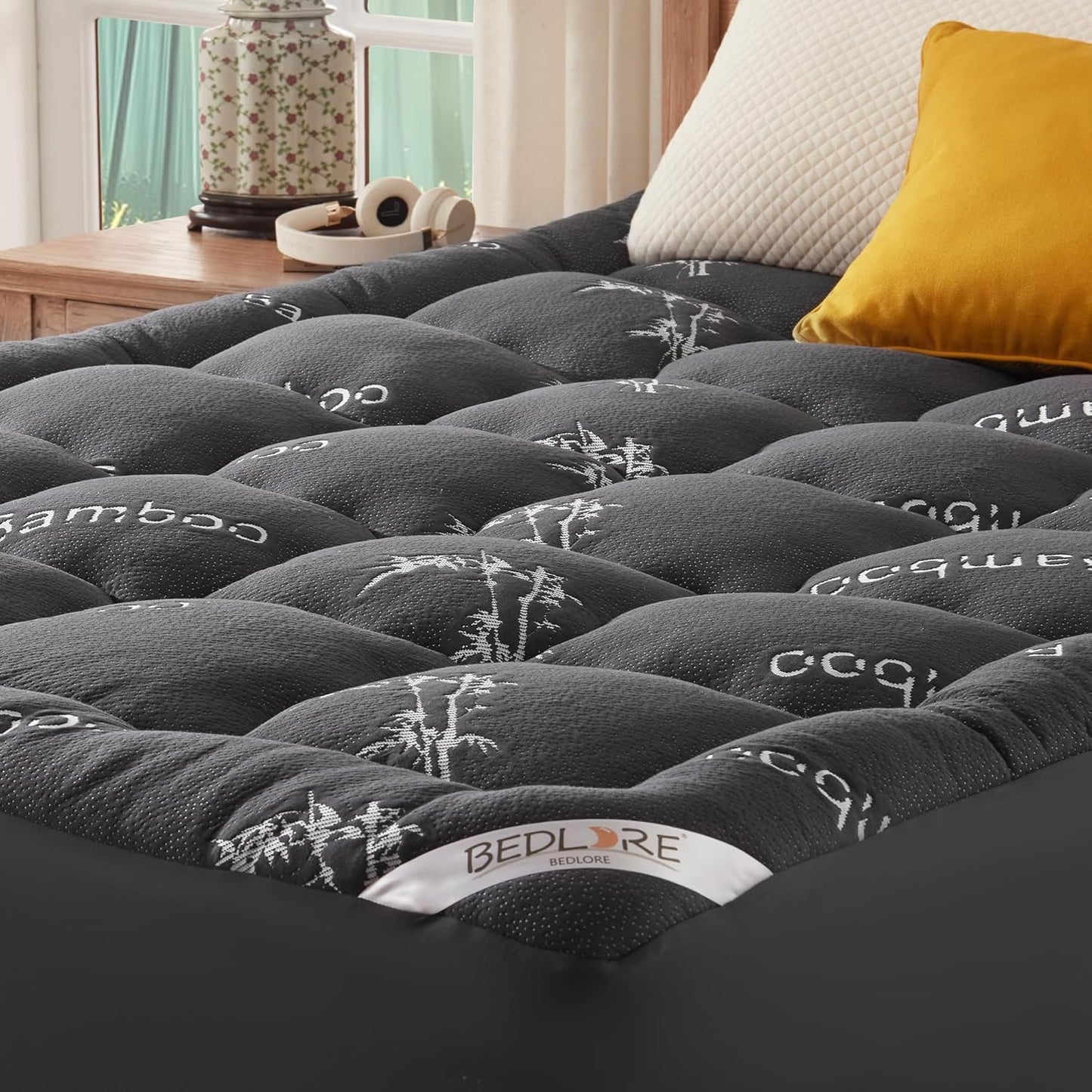 BEDLORE King Mattress Topper for Ultimate Comfort and Support