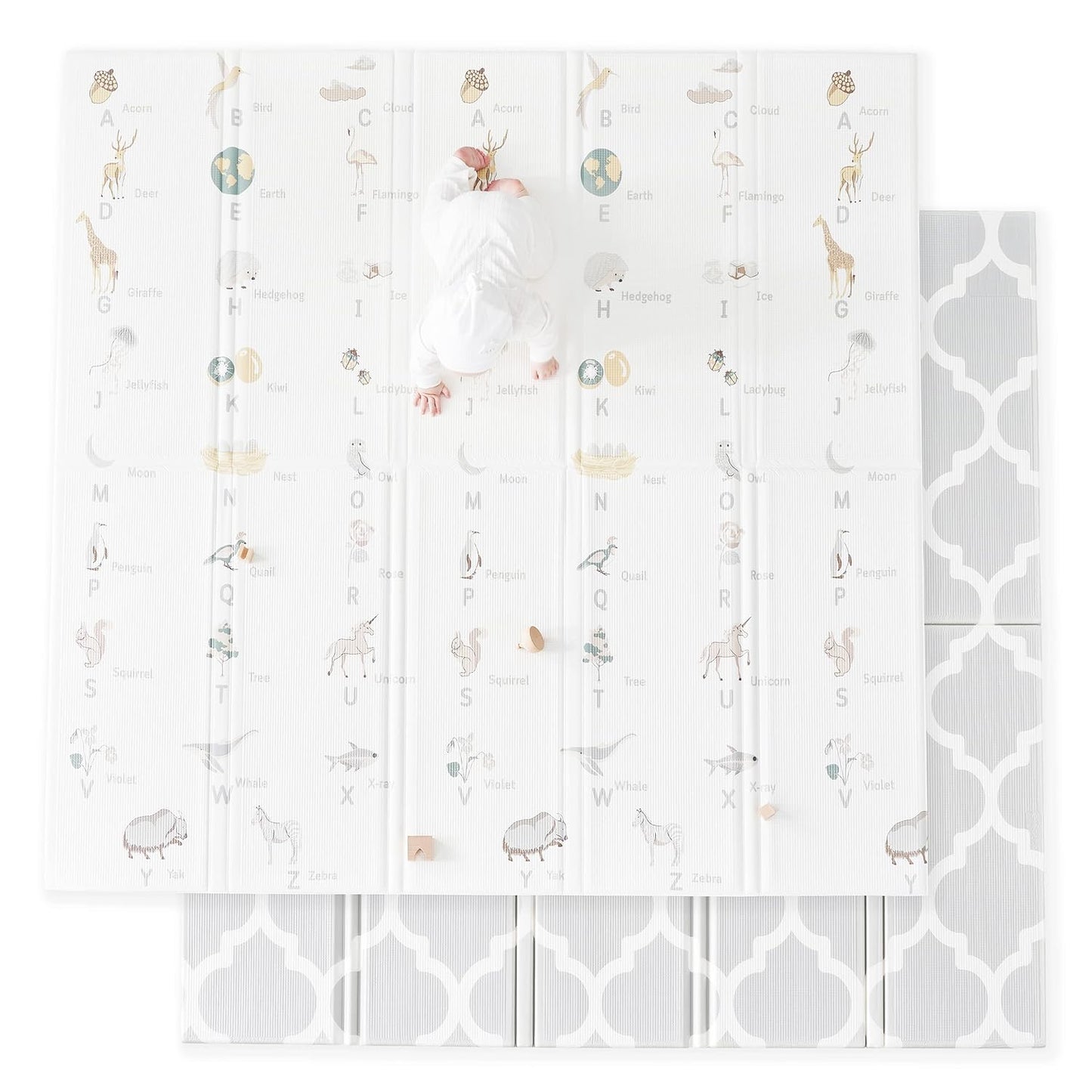 Fortella Cuddle & Learn Playmat: Extra Large Padded