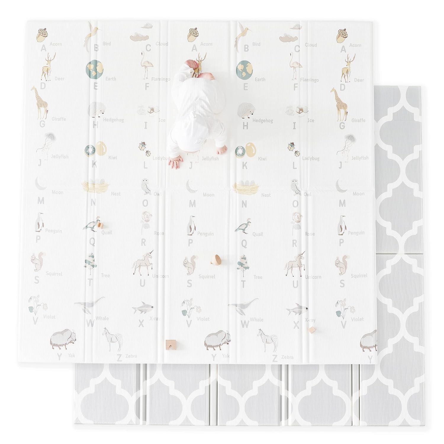 Fortella Cuddle & Learn Playmat: Extra Large Padded
