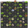 Hanging Planting Grow Bags 90 Pockets Wall Planter - Space Saving