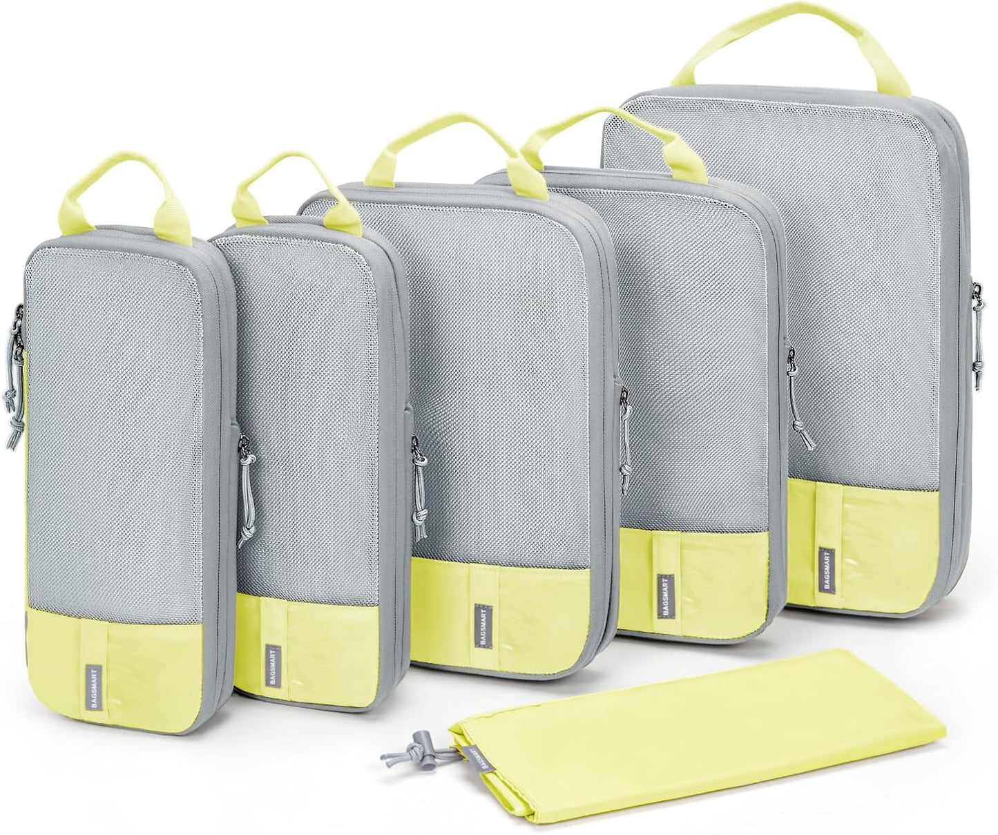 BAGSMART Compression Packing Cubes for Travel - Space Saver