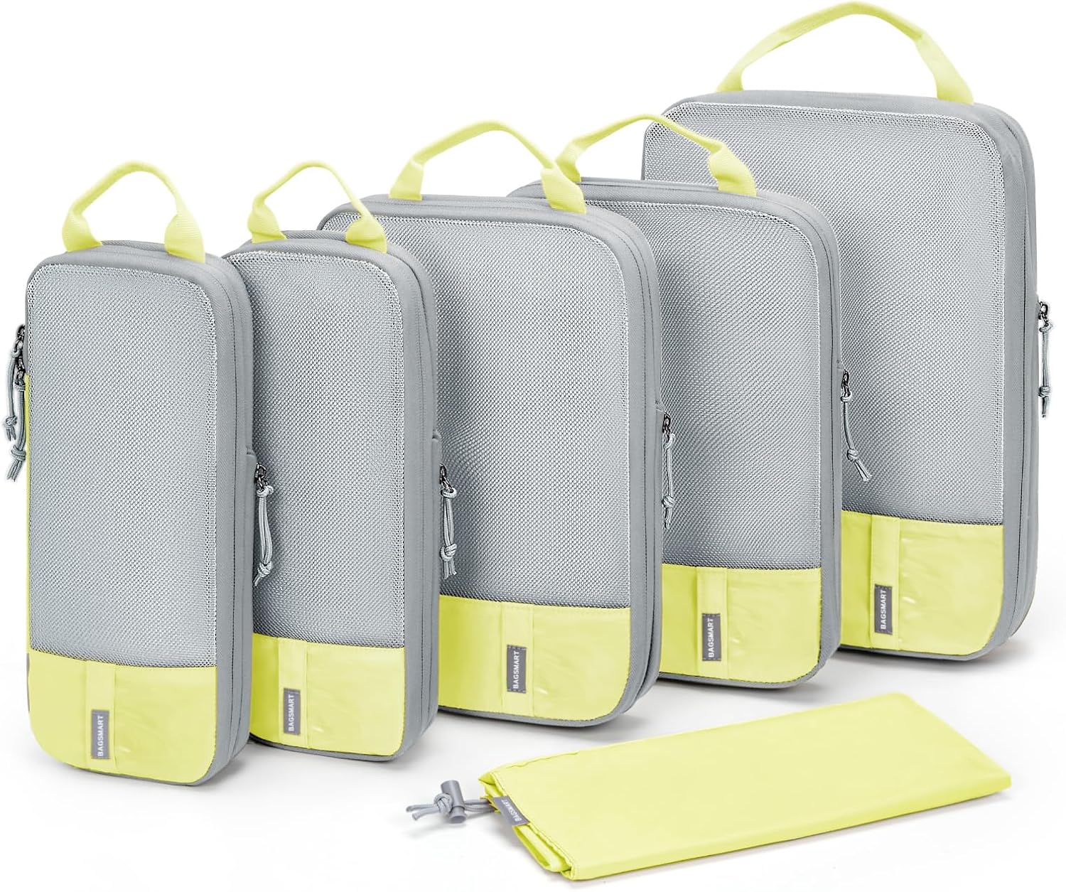 BAGSMART Compression Packing Cubes for Travel - Space Saver