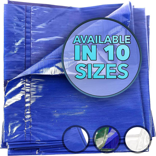 20x25 Light Duty Tarp Waterproof for Camping and Outdoor Use