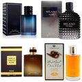 4-Piece Cologne Set for Men - Woody, Spicy, Citrus & Aromatic Scents