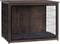 DWANTON Dog Crate Furniture with Cushion for Stylish Homes