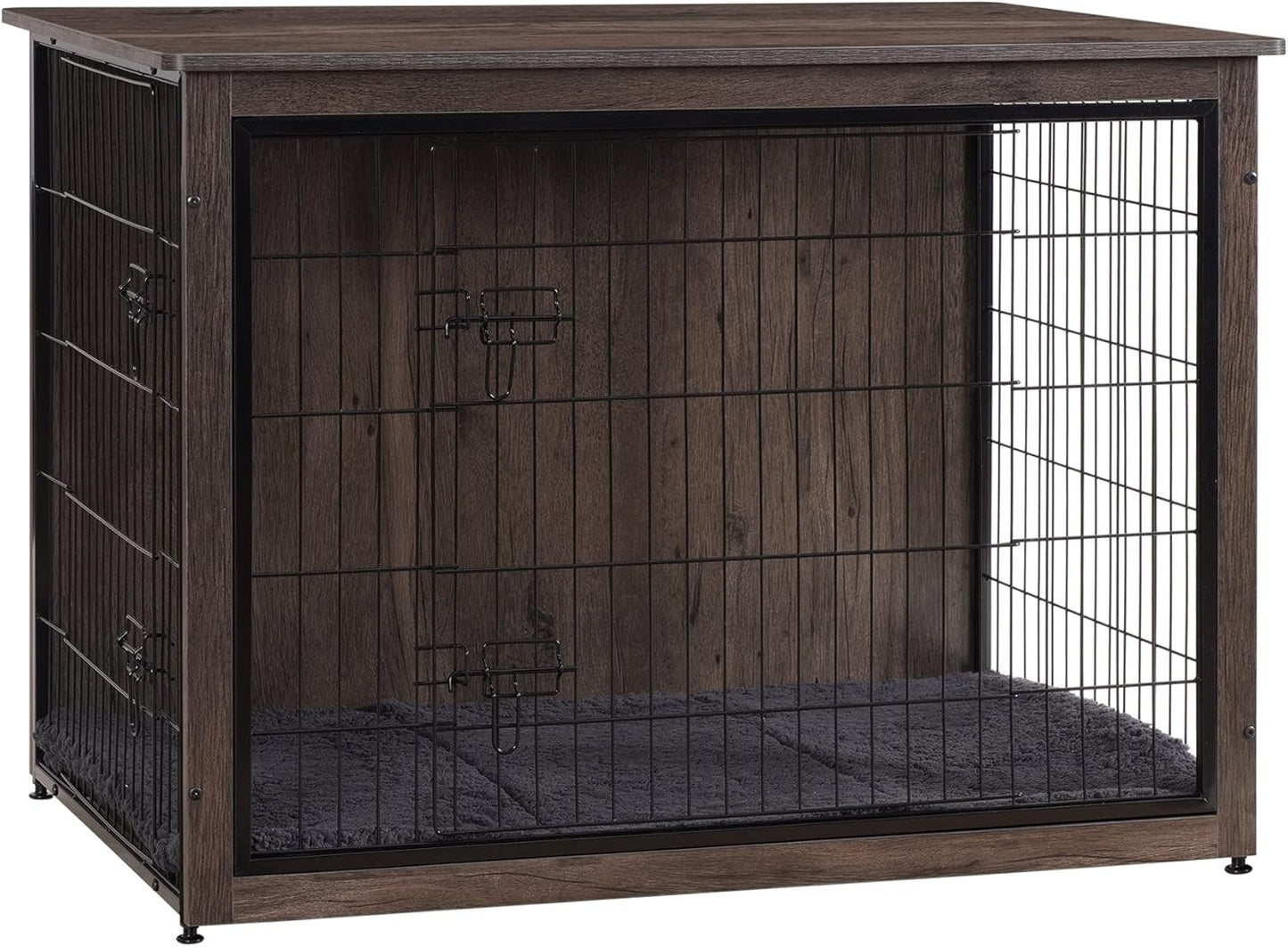 DWANTON Dog Crate Furniture with Cushion for Stylish Homes