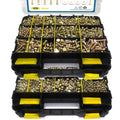 919 Pcs Grade 8.8 Metric Bolt Assortment M4 M5 M6 M8 - Heavy Duty Kit