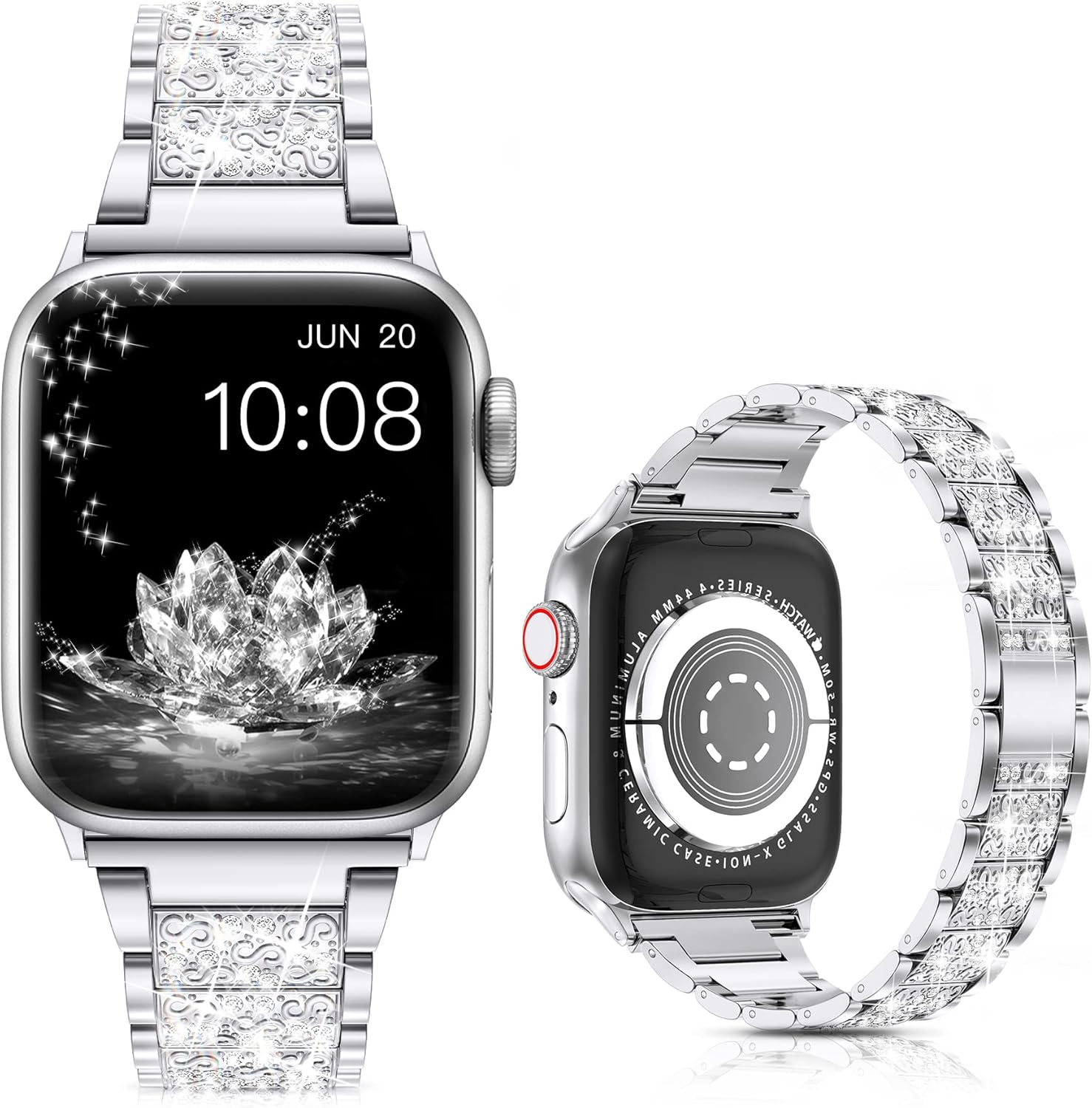 Dazzling Diamond Apple Watch Band for Women
