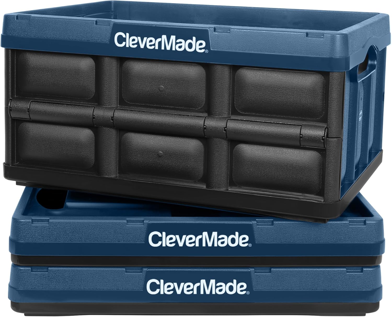 CleverMade Collapsible Storage Bins - Versatile 3 Pack Solution