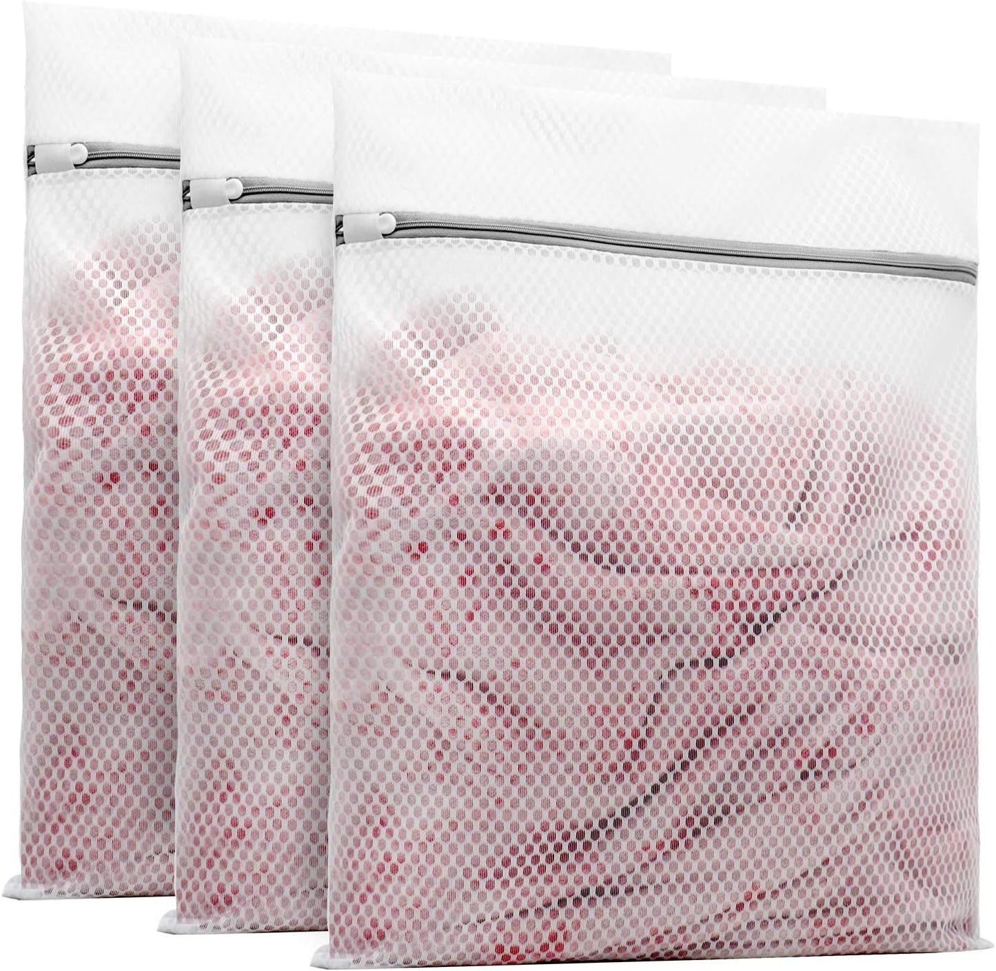 3 Large Honeycomb Mesh Bags 16x20 Inches, Muchfun!