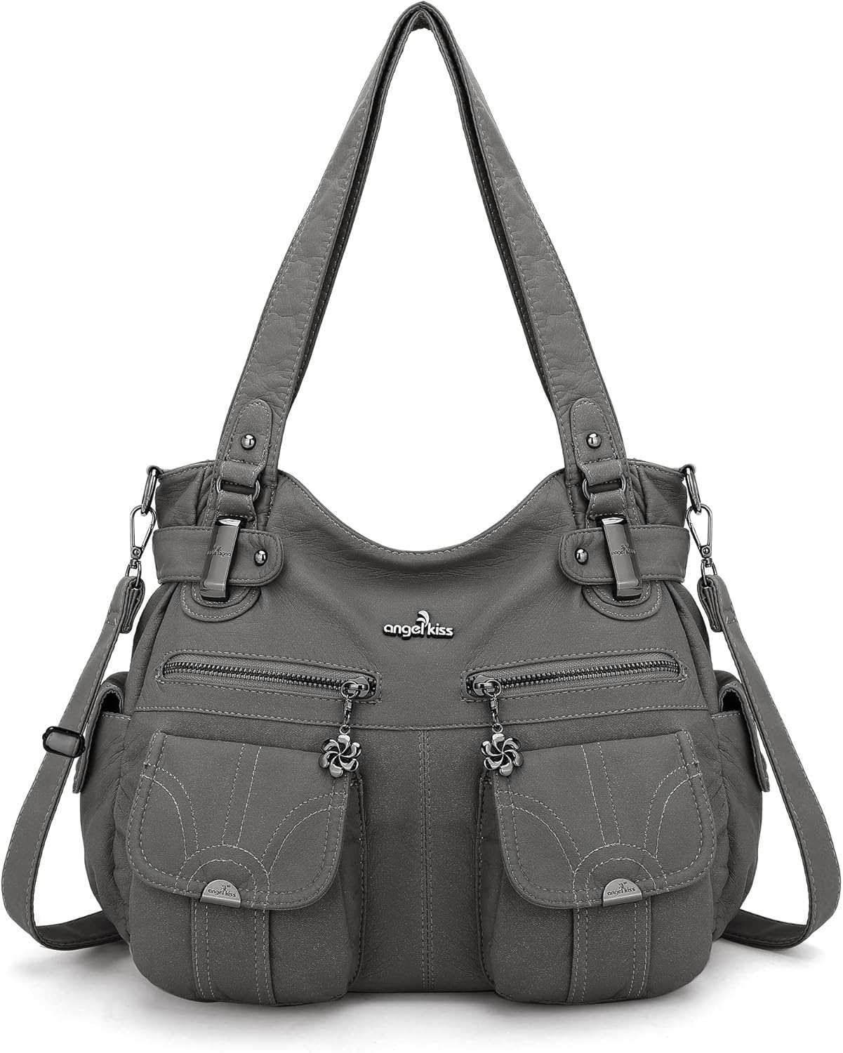 Stylish Large Double Zipper Handbag for Everyday Use