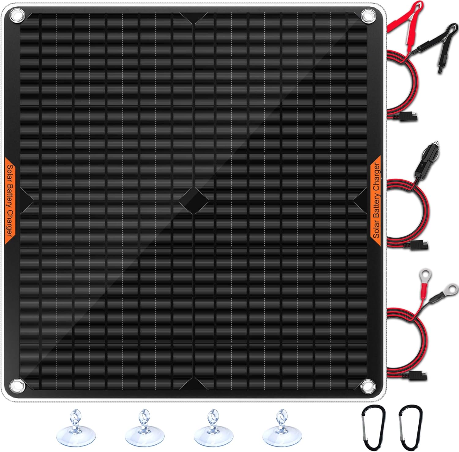 Portable Solar Car Battery Charger - 20W Power Boost!