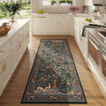 Runner Rug 2x6 Vibrant Tree of Life Patterned Non Slip Washable Runner