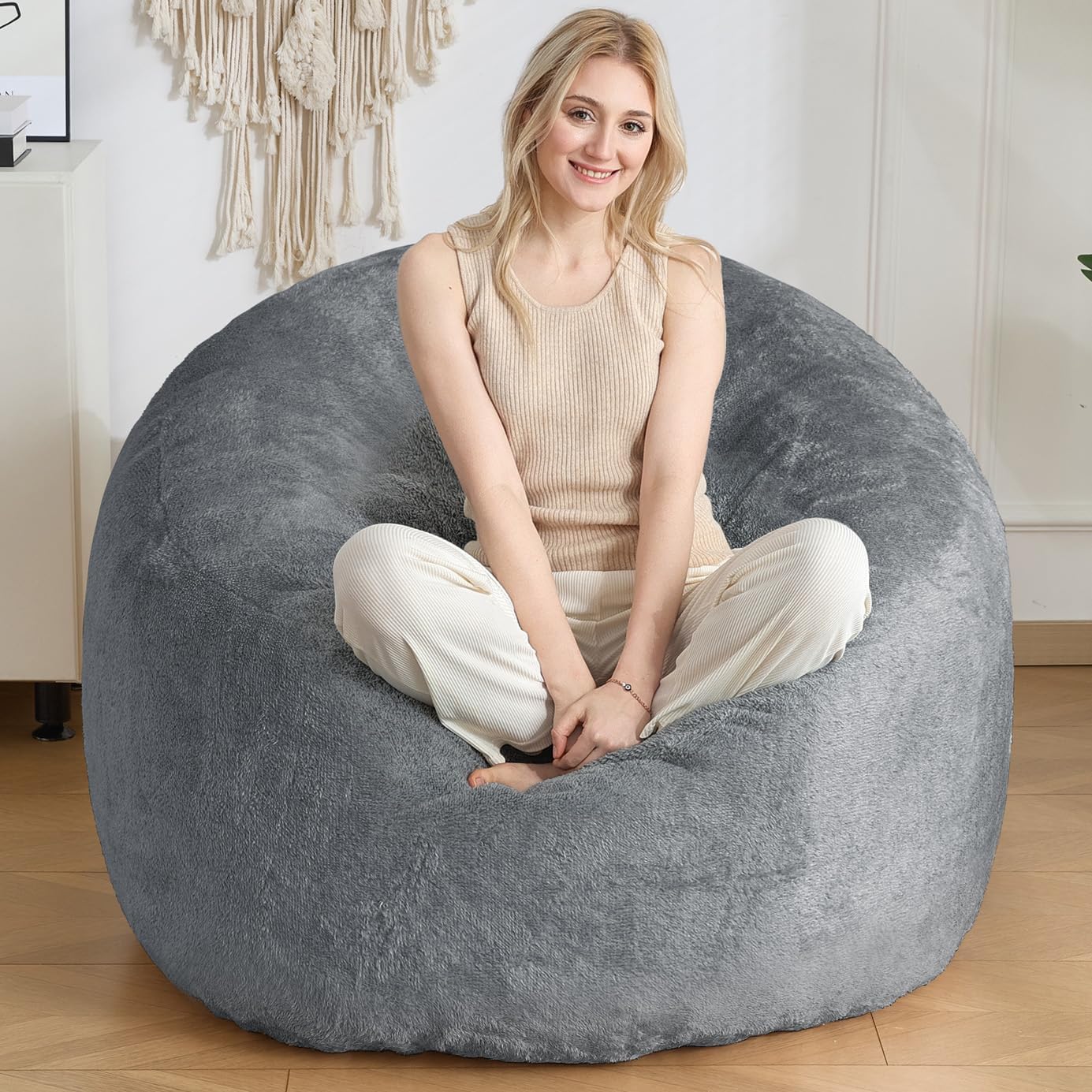 SHOUREN Large Bean Bag Chair for Ultimate Comfort and Style