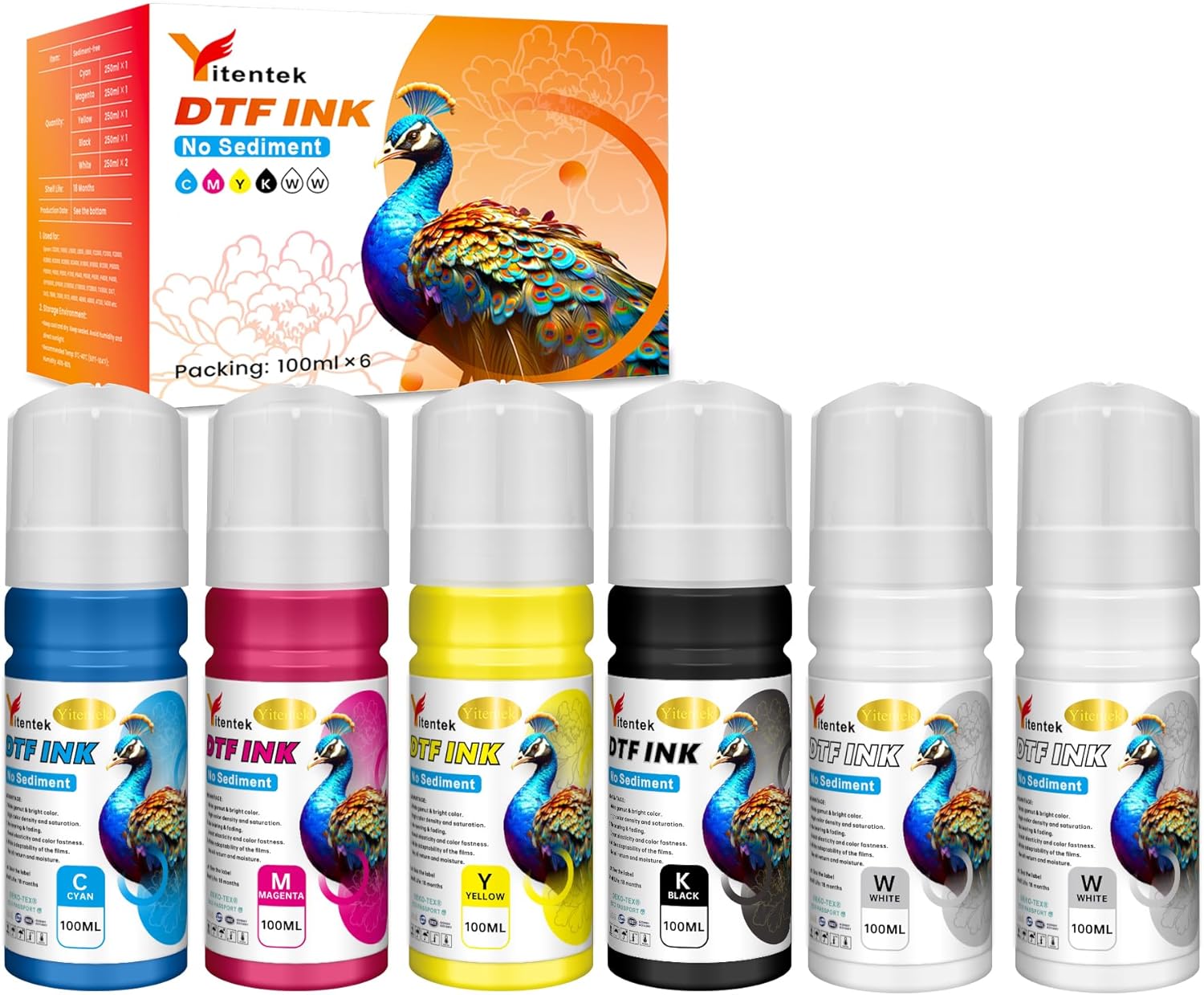 Auto-Fill DTF Ink for Epson ET-8550/ET-8500 Printers Kit
