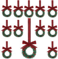 Festive Mini Wreaths for Christmas Home Decoration and Cheerful Spirit