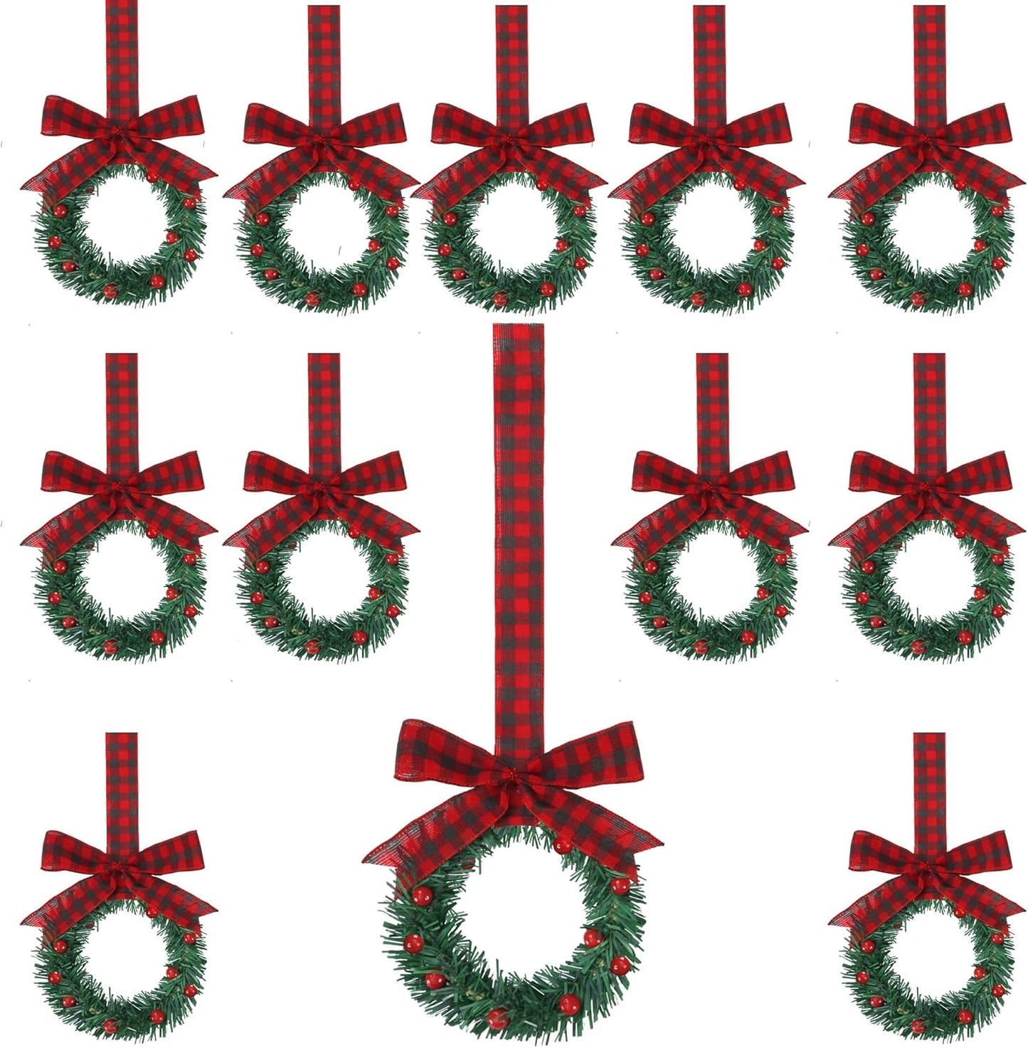 Christmas Mini Cabinet Wreaths for Festive Home Decor