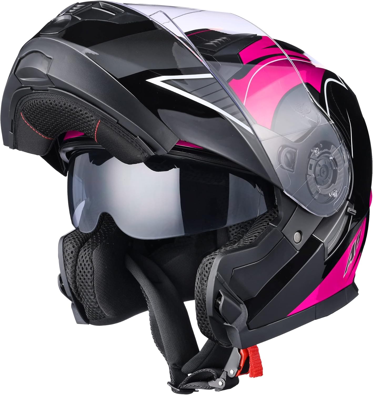 AHR Motorcycle Helmet Modular Flip Up Full Face DOT Approved