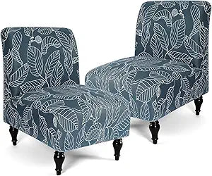 Iauddy Armless Accent Chair Cover for Stylish Home Decor