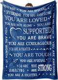 Get Well Blanket for Women or Men - Inspirational 80in x 60in Throw
