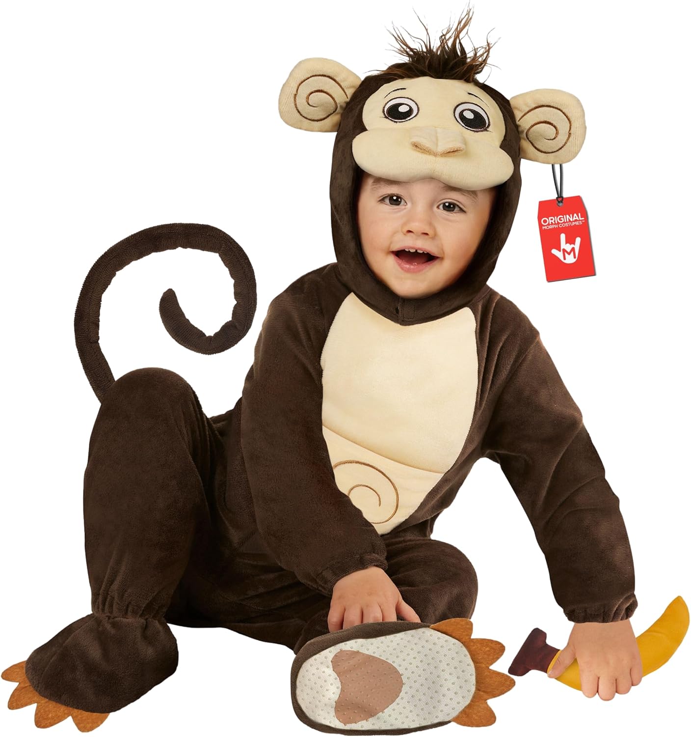 Adorable Monkey Costume for Kids - Perfect for Halloween Fun