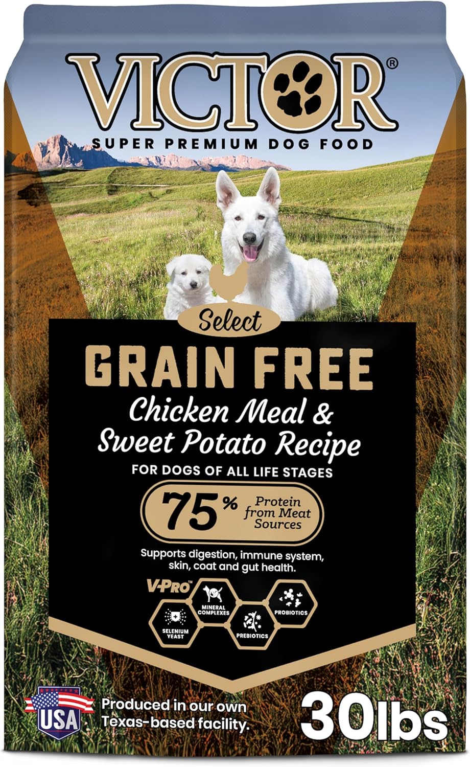 High Protein Grain Free Dog Food with Chicken Meal & Sweet Potato