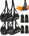 Airplane Footrest (4 Pack) - Comfortable Foot Hammock for Travel
