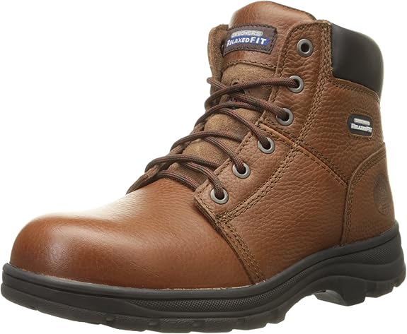 Skechers for Work Men's Workshire Relaxed Fit Steel Toe Boot Review