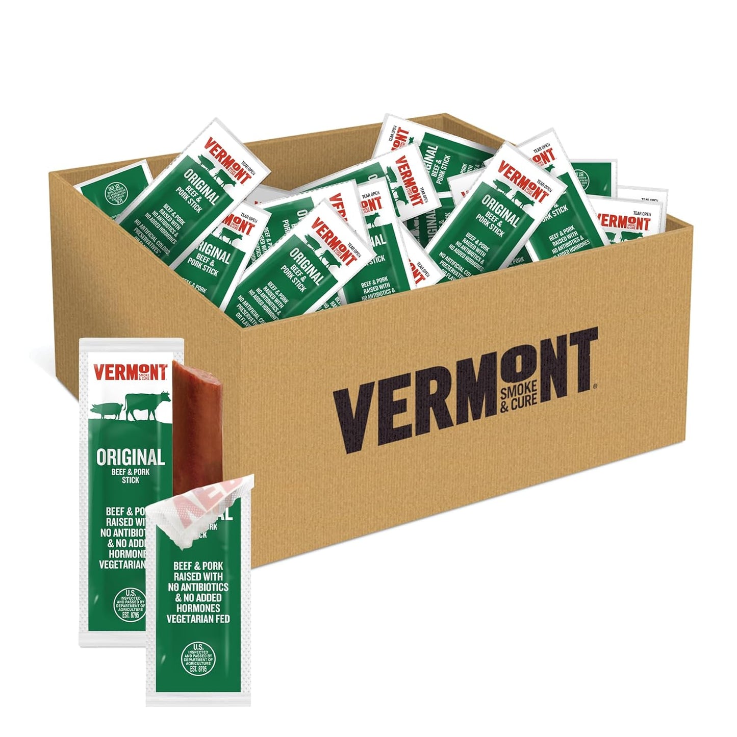 Vermont Smoke & Cure Mini Jerky Sticks - Healthy Protein Snack