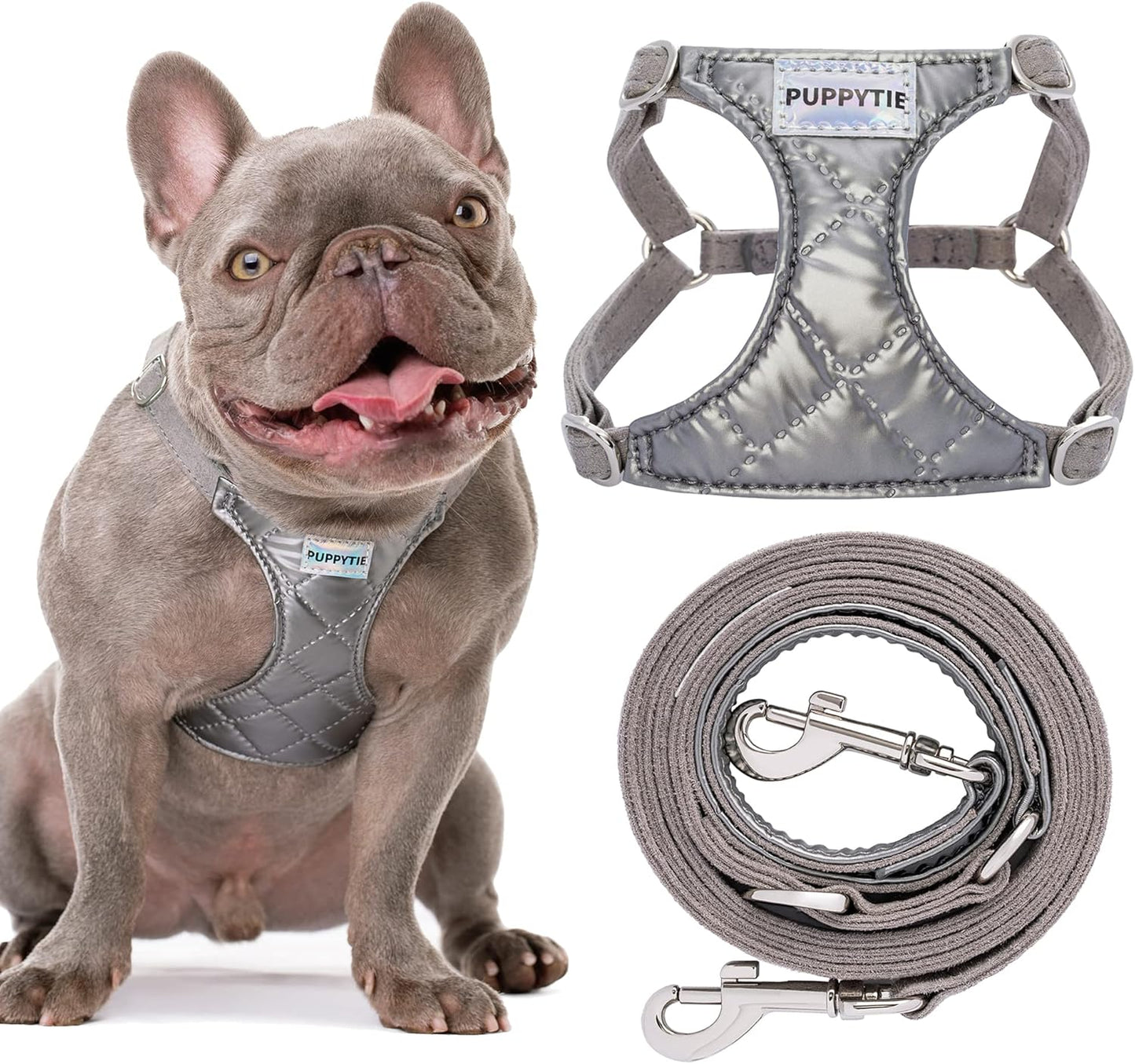 Puppytie No Pull Dog Harness for Medium Dogs, Soft & Adjustable
