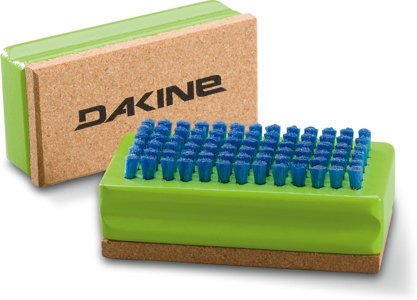 Dakine Nylon/Cork Brush - Green, One Size | Efficient Ski & Snowboard Maintenance