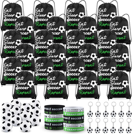 96 Pcs Soccer Party Favors for Sports Birthday Celebrations