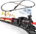 Hot Bee Train Set Metal Train Toys with Glowing Passenger Carriages