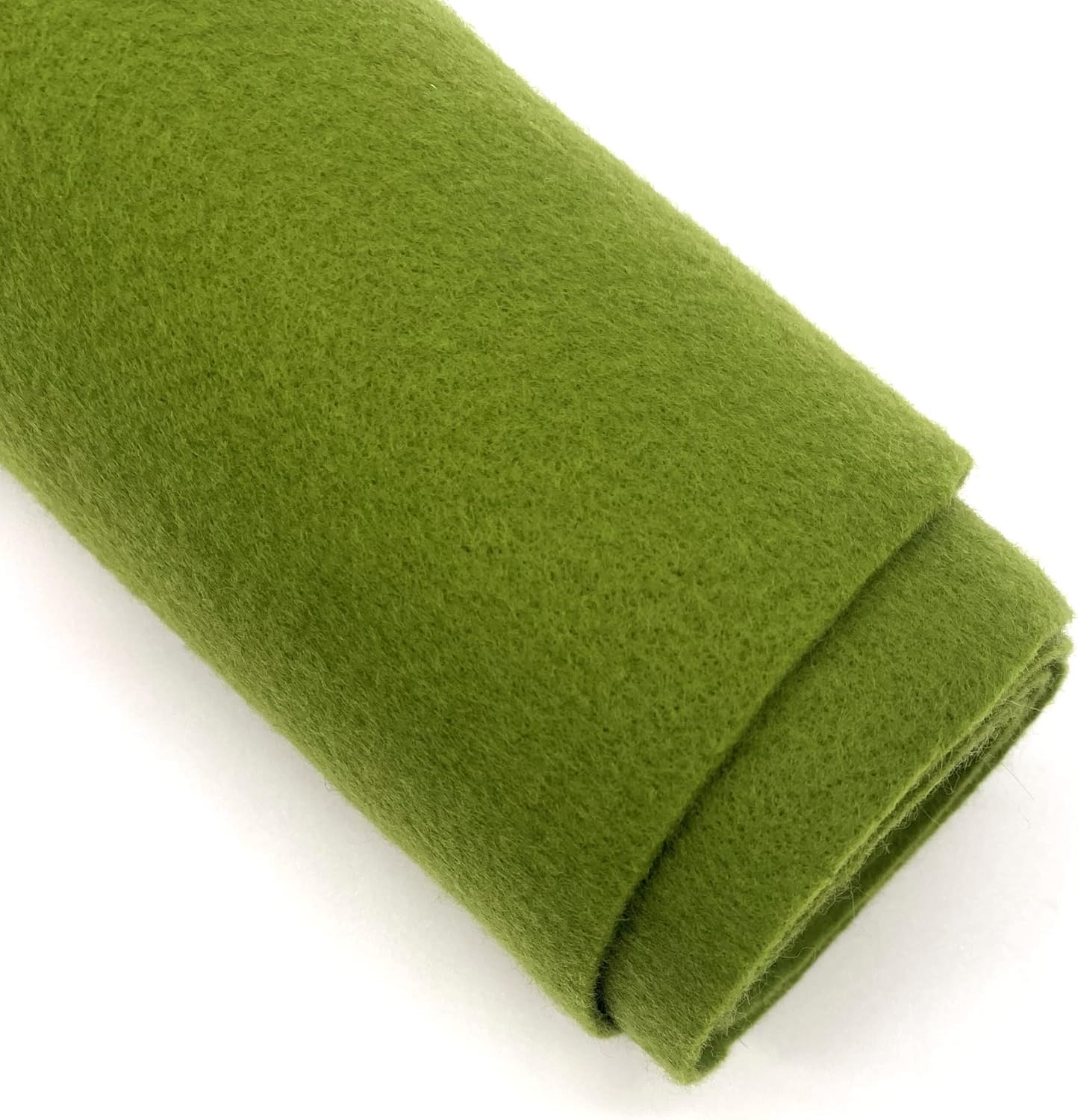 Versatile Acrylic Felt Fabric for DIY Crafts - 72in Wide Olive