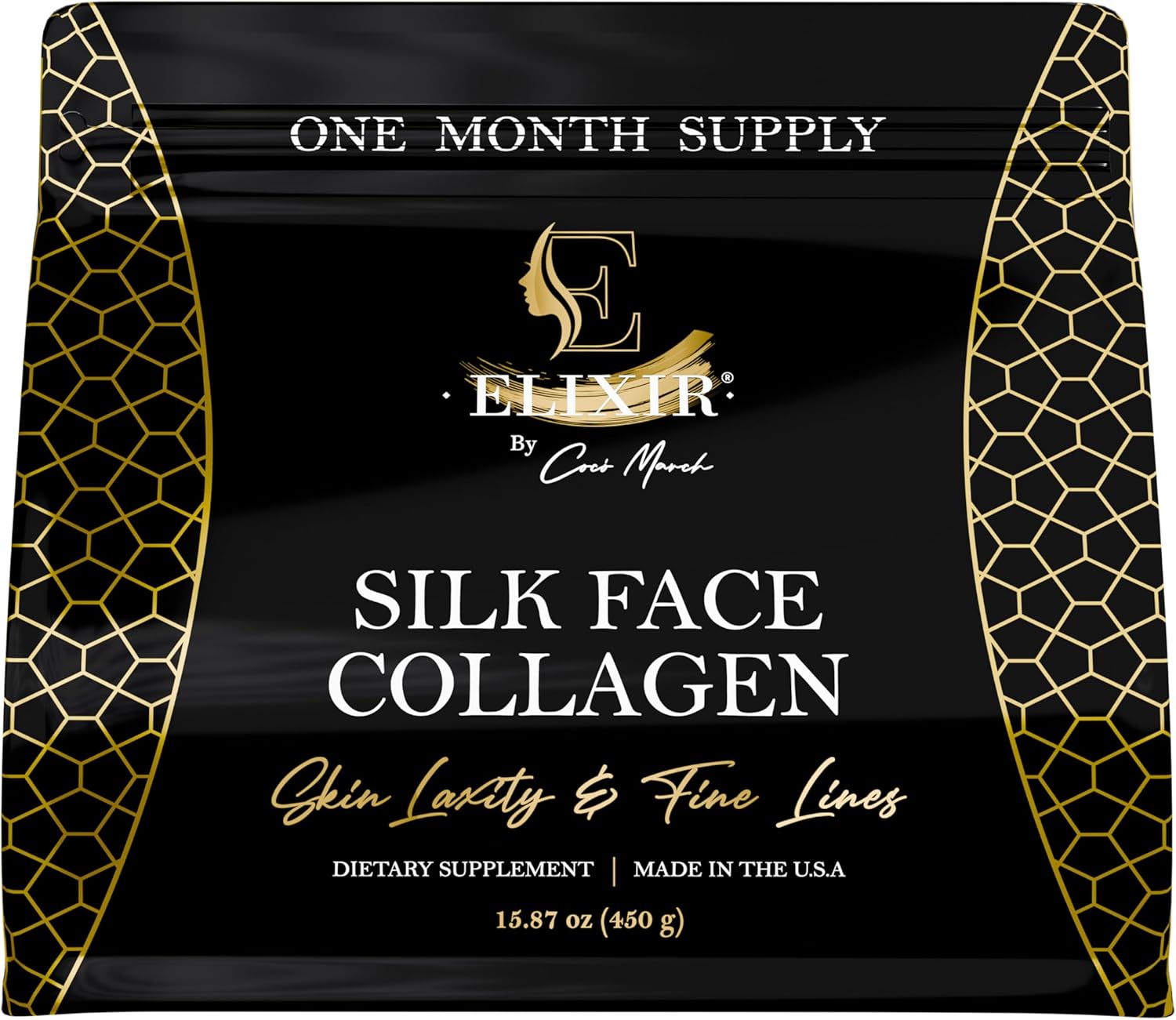 Silk Face Collagen for Neck and Skin Elasticity by Coco March