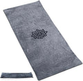 Hot Yoga Mat Towel Non Slip 73 x 26 - Grippy Honeycomb Design
