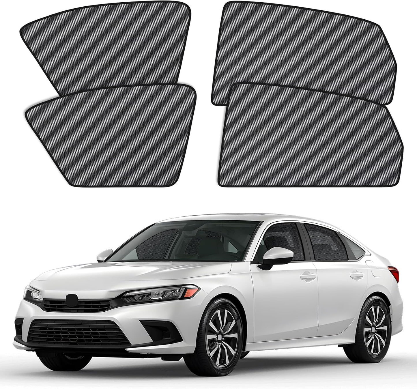Honda Civic Window Shades 2021-2024 for Sun Protection & Privacy