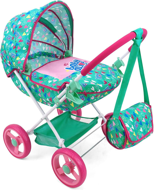 Baby Alive Doll Pram - Deluxe Toy for 18 Dolls - Foldable & Stylish