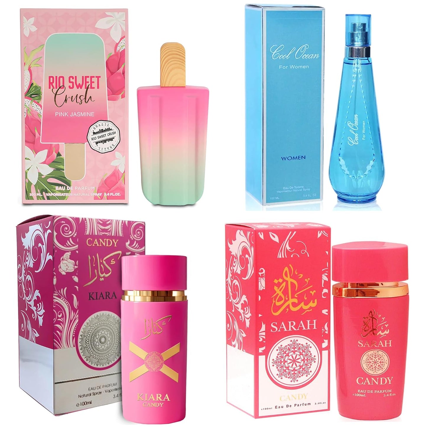 Top Sales 4 Piece Women Perfume Set for Every Occasion