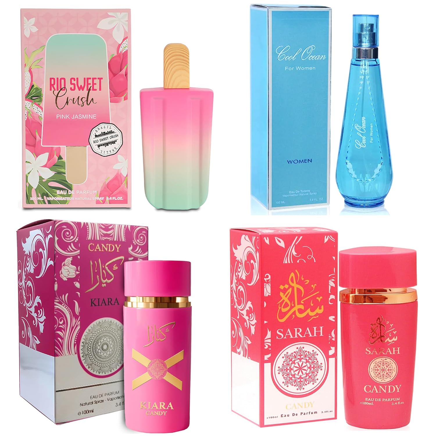 Top Sales 4 Piece Women Perfume Set for Every Occasion