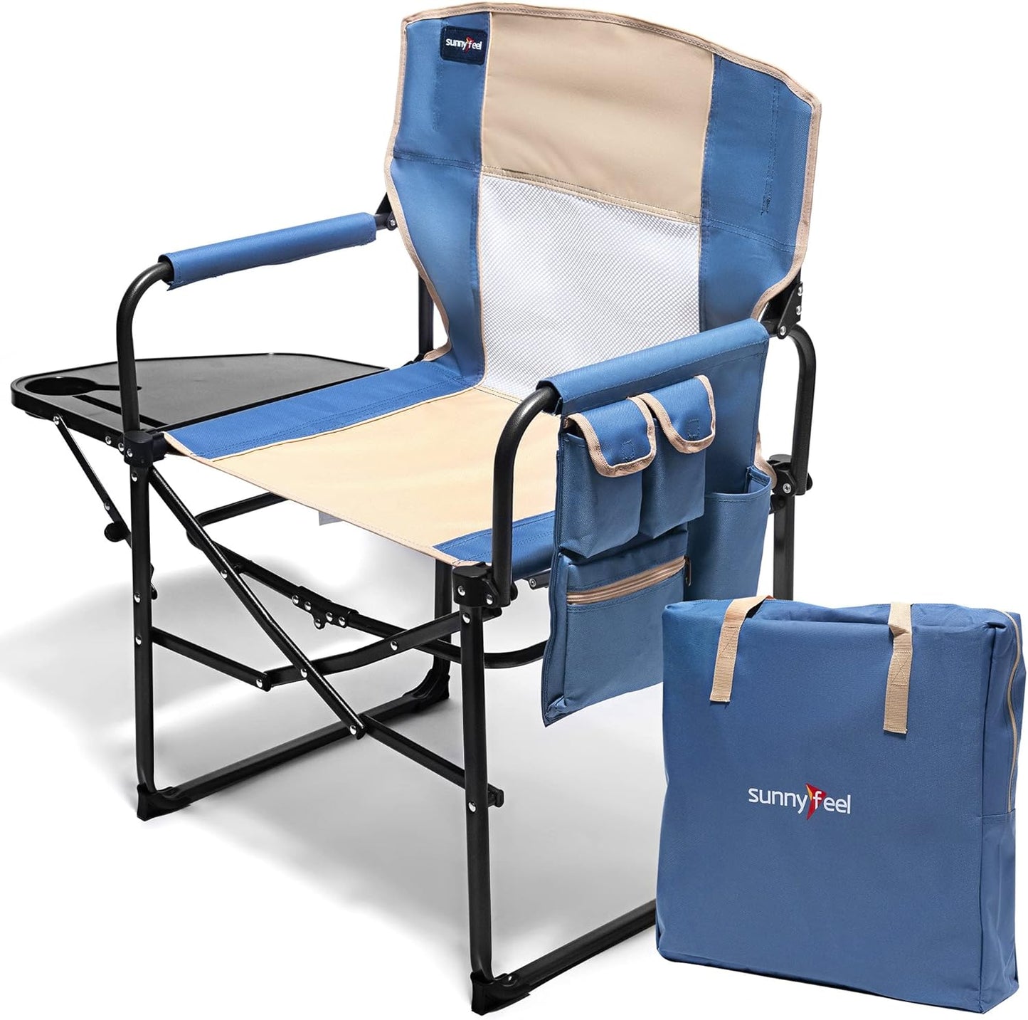 Oversized Camping Directors Chair by SUNNYFEEL for Ultimate Comfort