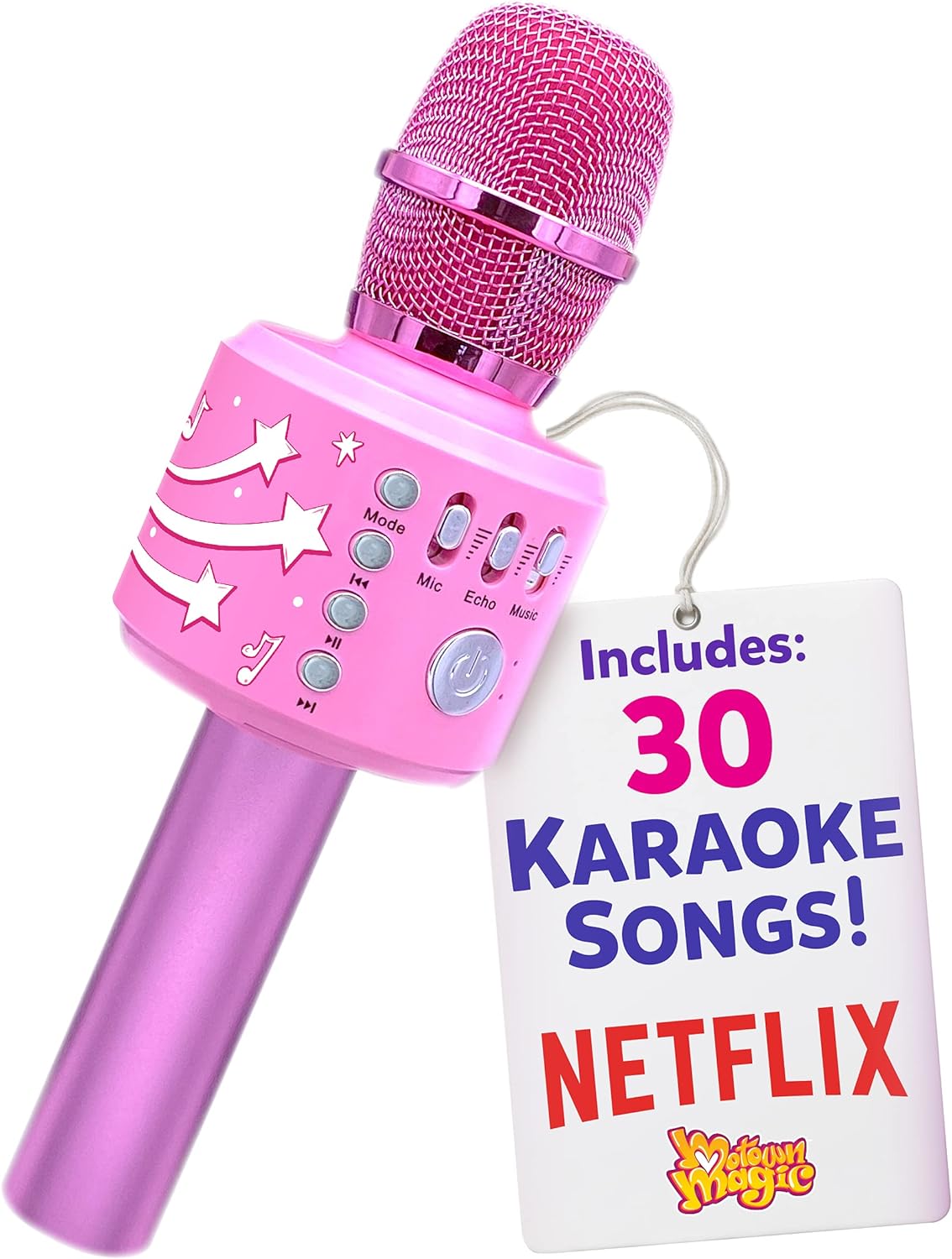 Move2Play Kids Karaoke Microphone - Bluetooth, Pre-Loaded Songs, Fun for All Ages!